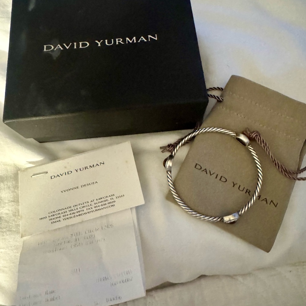 David Yurman Sterling Cable Bracelet - Silver
